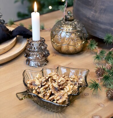 Glasfat Julgran Olivgrön Chic Antique Övrig prydnad/dekoration för inredning innemiljö