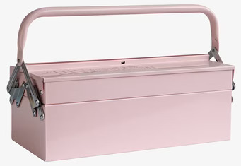 Verktygslåda Dusty Pink från House Doctor i metall