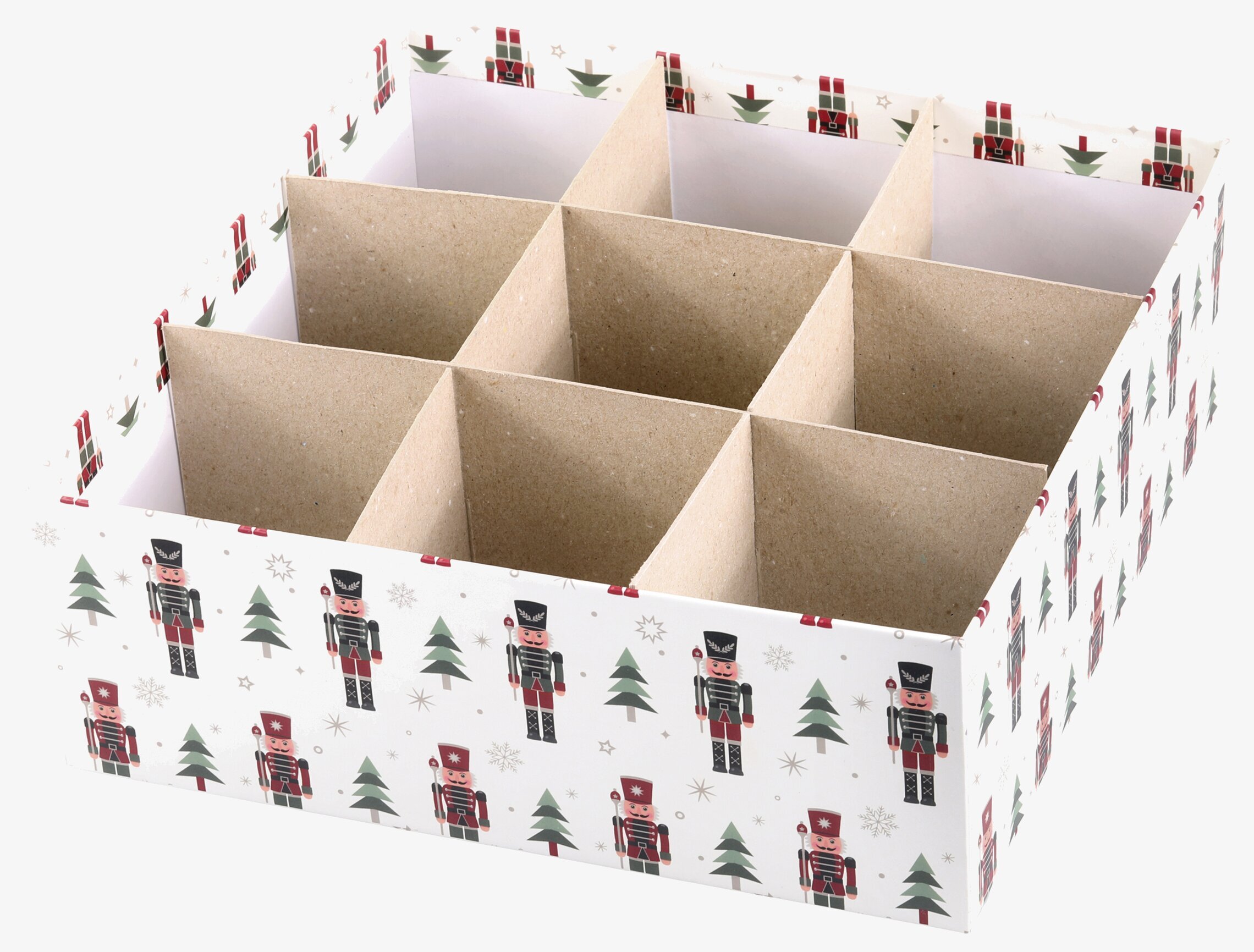 Förvaringsask 3-Pack Nötknäppare Chic Antique Förvaringslådor och korgar Boxar Förvaringsboxar Porslinsboxar Trälådor Smyckesboxar i porslin Förvaringsbrickor