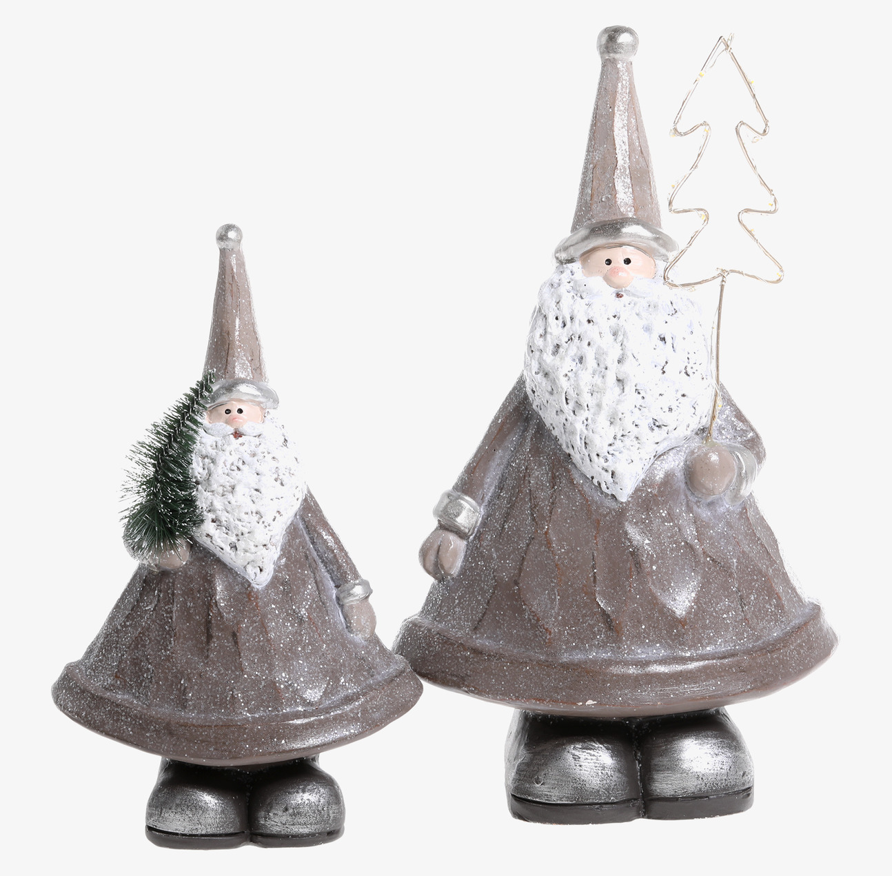 Tomtar Julträd Led Set/2 Chic Antique Övrig prydnad/dekoration för inredning innemiljö