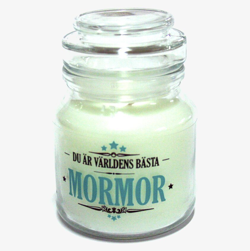 Ljus - Du Är Världens Bästa Mormor från Red Lable i glas