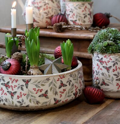 Planteringsfat Rönnbär Chic Antique Krukor Örtkrukor Glaskrukor