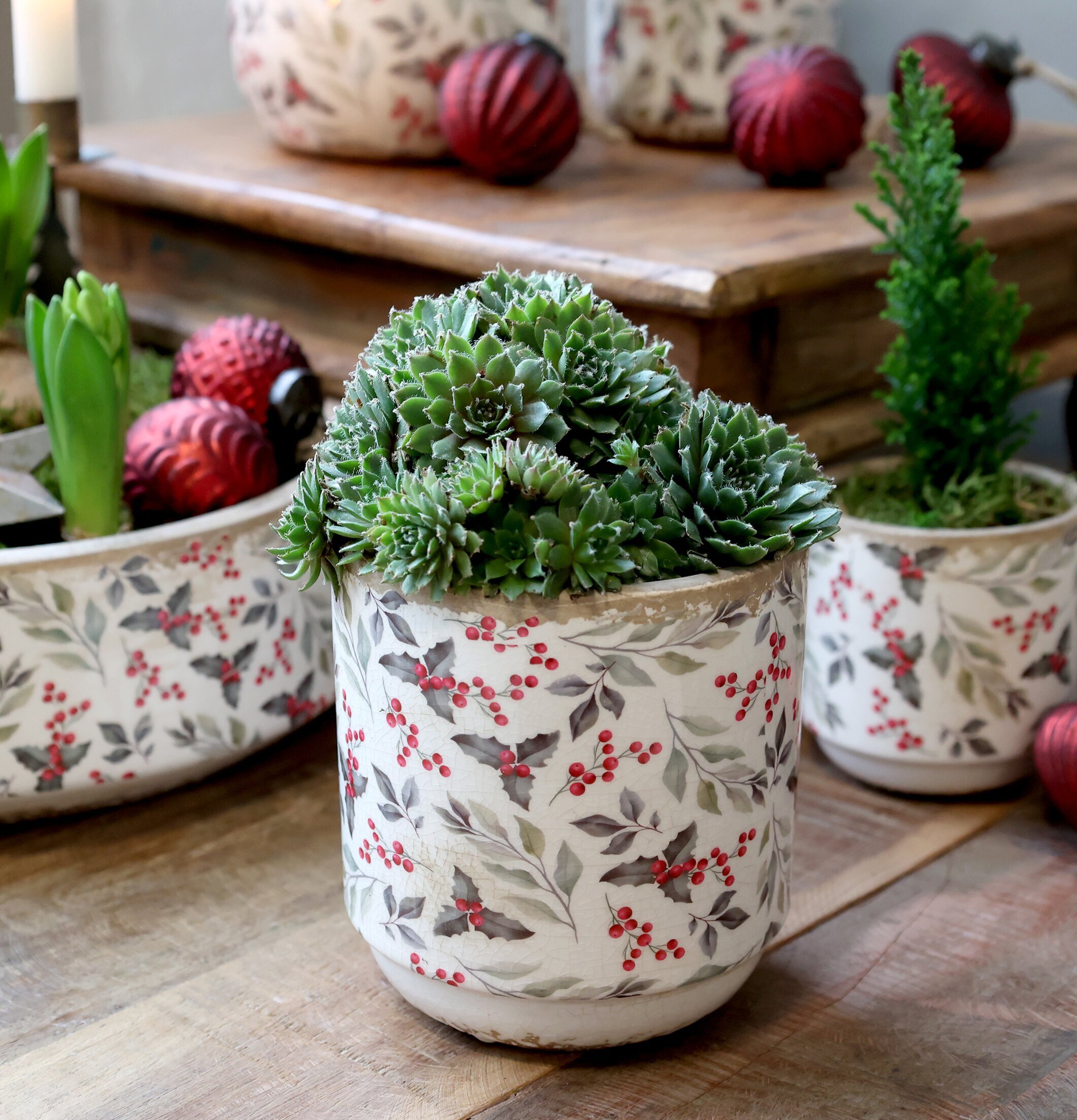 Planteringskruka Rönnbär Chic Antique Krukor Örtkrukor Glaskrukor