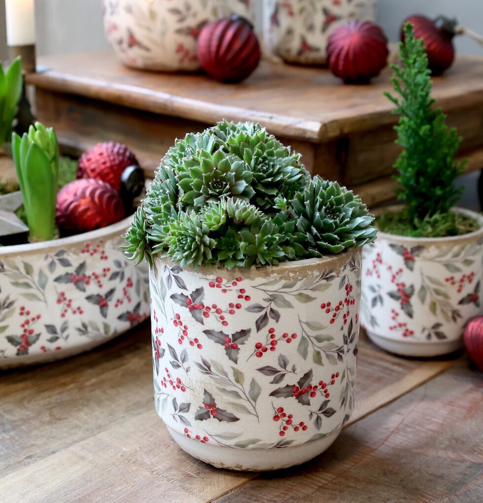 Planteringskruka Rönnbär Chic Antique Krukor Örtkrukor Glaskrukor