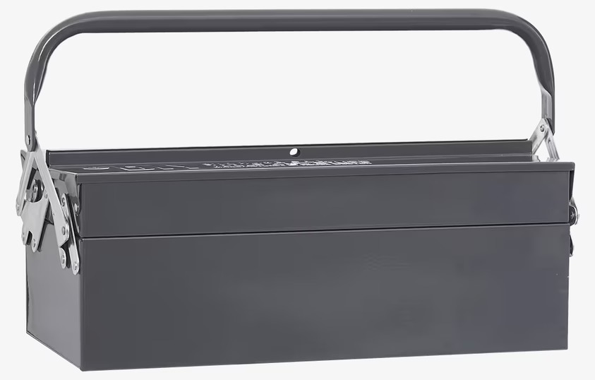 Verktygslåda Thunder Blue från House Doctor på plan yta