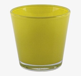 Ljuslykta Lime från Interstil i limegrönt glas