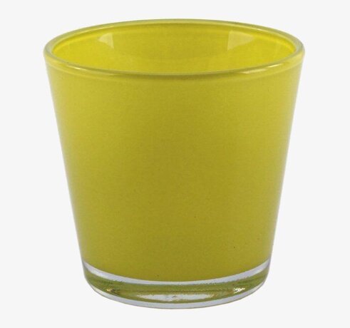 Ljuslykta Lime från Interstil i limegrönt glas