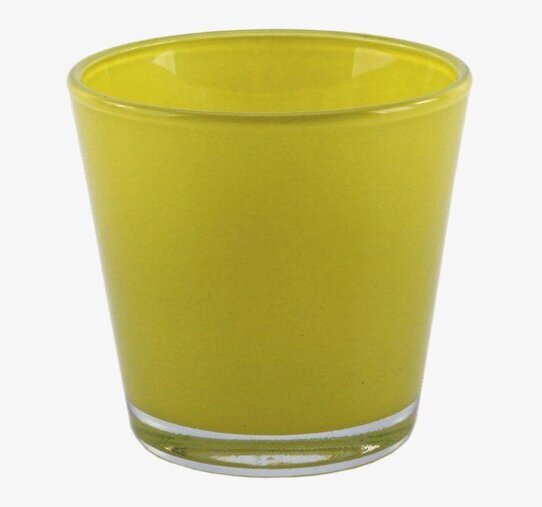 Ljuslykta Lime från Interstil i limegrönt glas