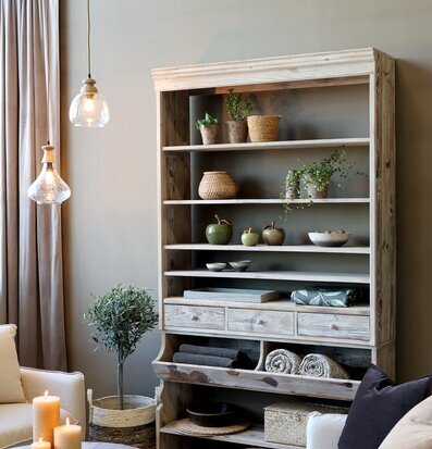 Lampa Med Trätopp Chic Antique Lampor Taklampor Golvlampor Bordslampor LED-lampor Ledlampor Fönsterlampor Ljusslingor för dekoration