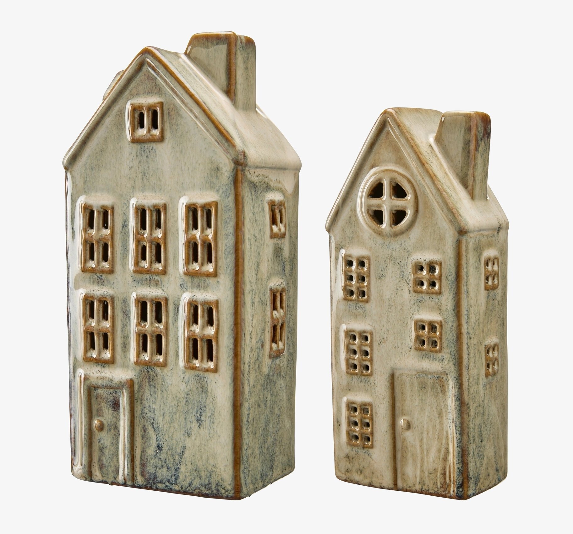 Hus Set/2 Led Offwhite Wikholm Form Övrig prydnad/dekoration för inredning innemiljö