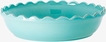 Pajform Large Mint från Rice med vågig kant och mintfärg