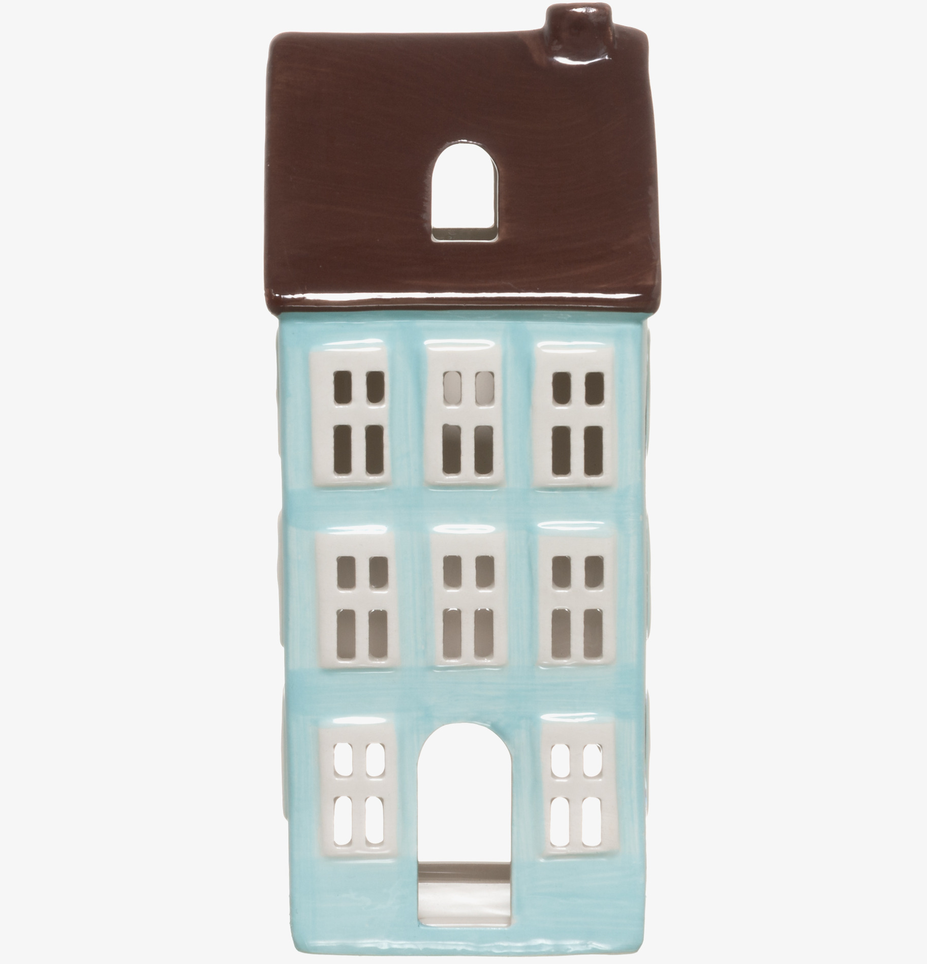 Ljuslykta Hus Ljusblå 4Living Lyktor Endless Light Ljuslyktor