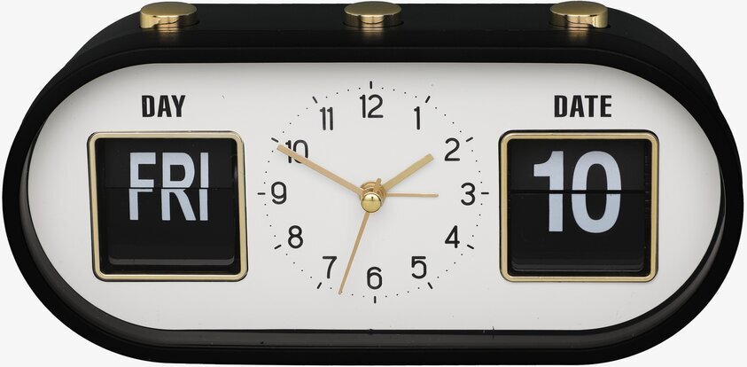 Väckarklocka Svart/Guld 4Living Övrig prydnad/dekoration för inredning innemiljö