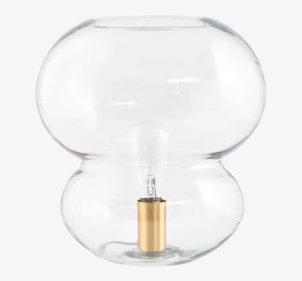 Lampa Bobbles från House Doctor i genomskinligt glas