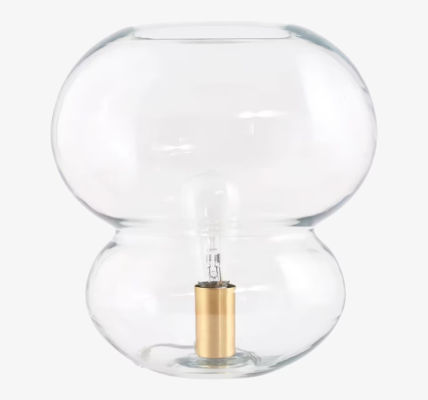 Lampa Bobbles från House Doctor i genomskinligt glas