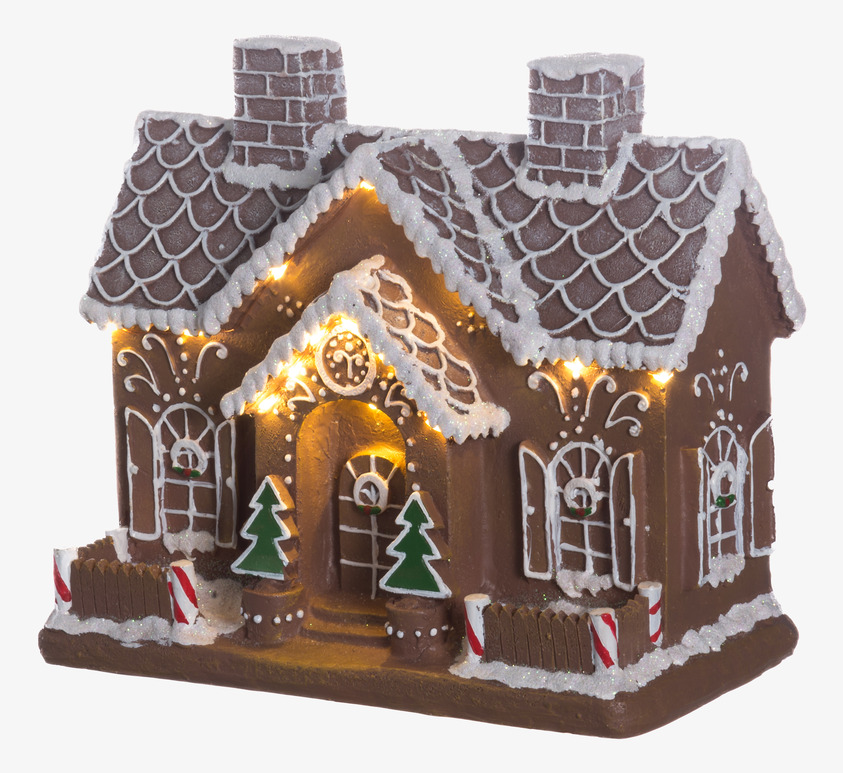 Pepparkakshus LED 4Living Övrig prydnad/dekoration för inredning innemiljö