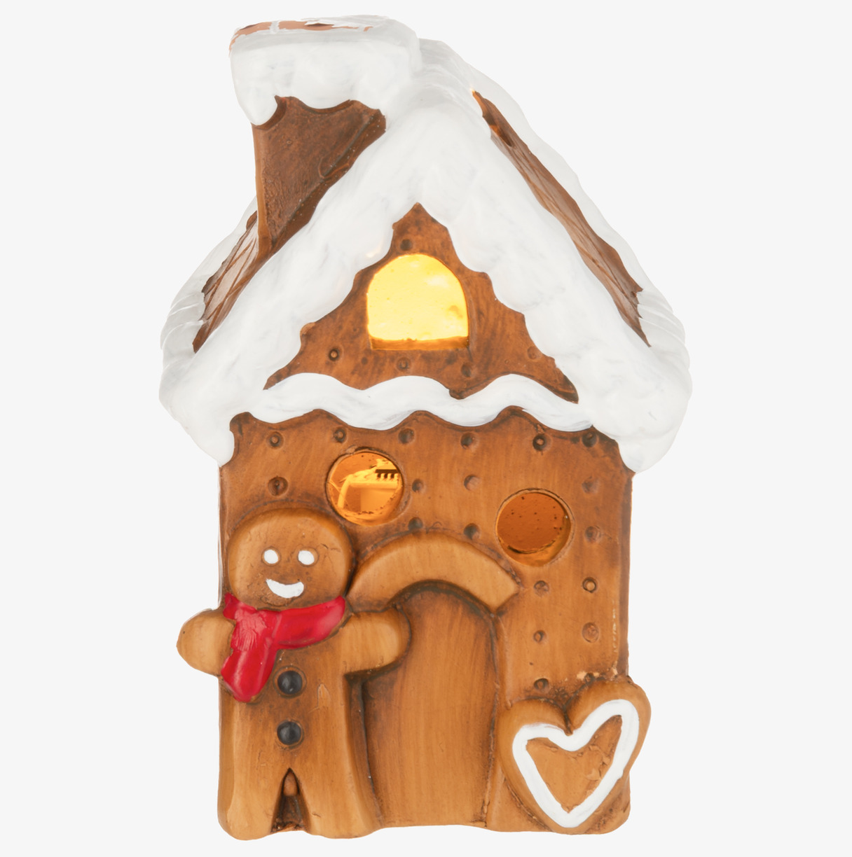 Hus LED Med Pepparkaksgubbe 4Living Övrig prydnad/dekoration för inredning innemiljö