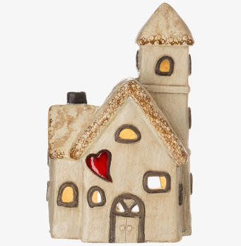 Keramikhus LED Cedar City 4Living Lampor Taklampor Golvlampor Bordslampor LED-lampor Ledlampor Fönsterlampor Ljusslingor för dekoration Övrig