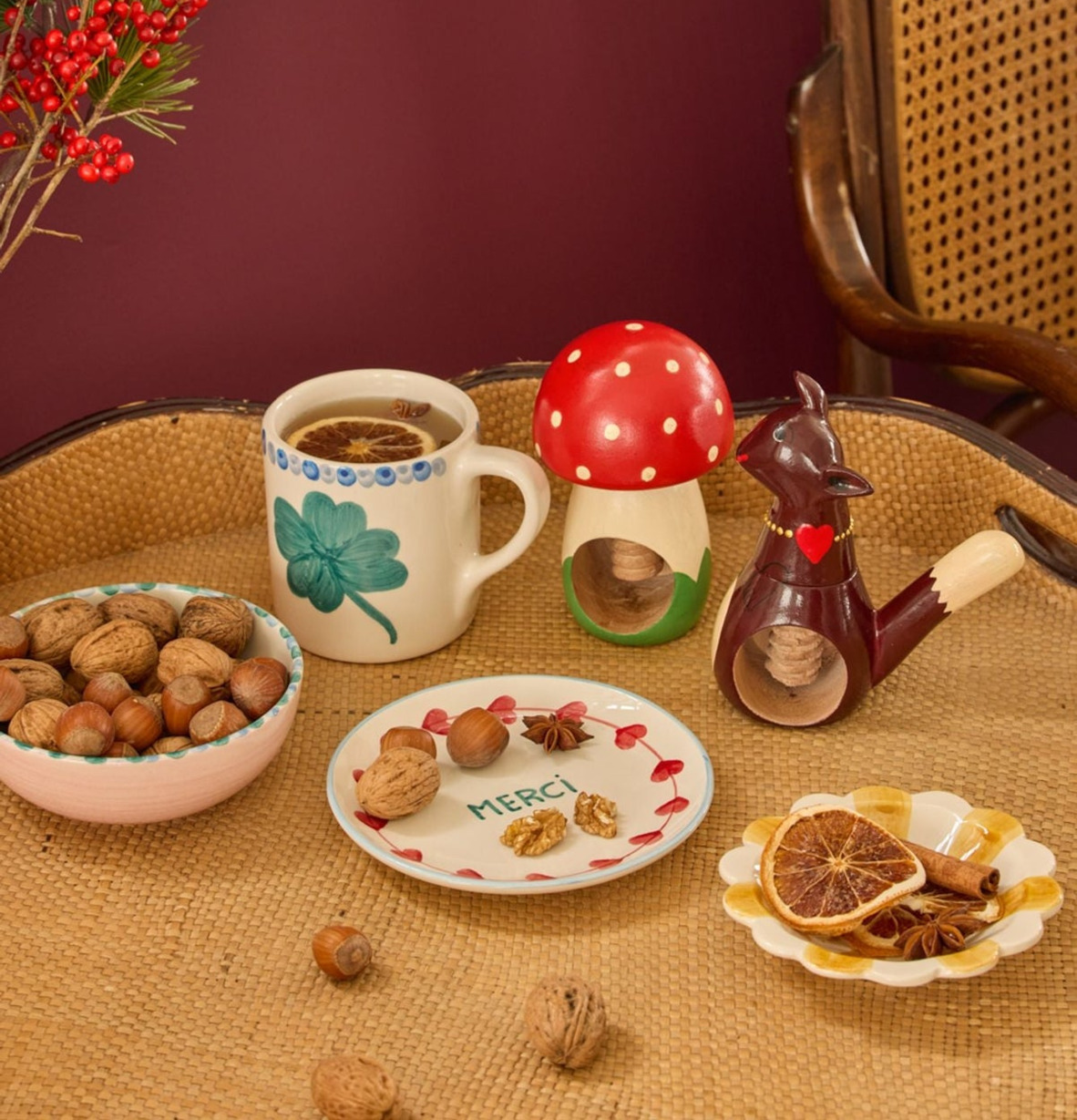 Nötknäckare Ekorre Rice Övrig prydnad/dekoration för inredning innemiljö