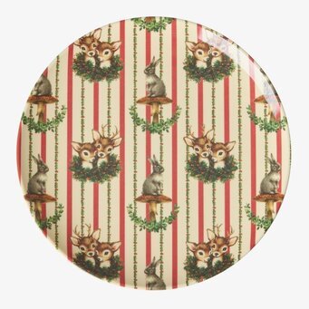 Desserttallrik Sweet Forest Print Rice Tallrikar Djupa tallrikar (ej skål) Desserttallrikar Assietter Barntallrikar Picknicktallrikar