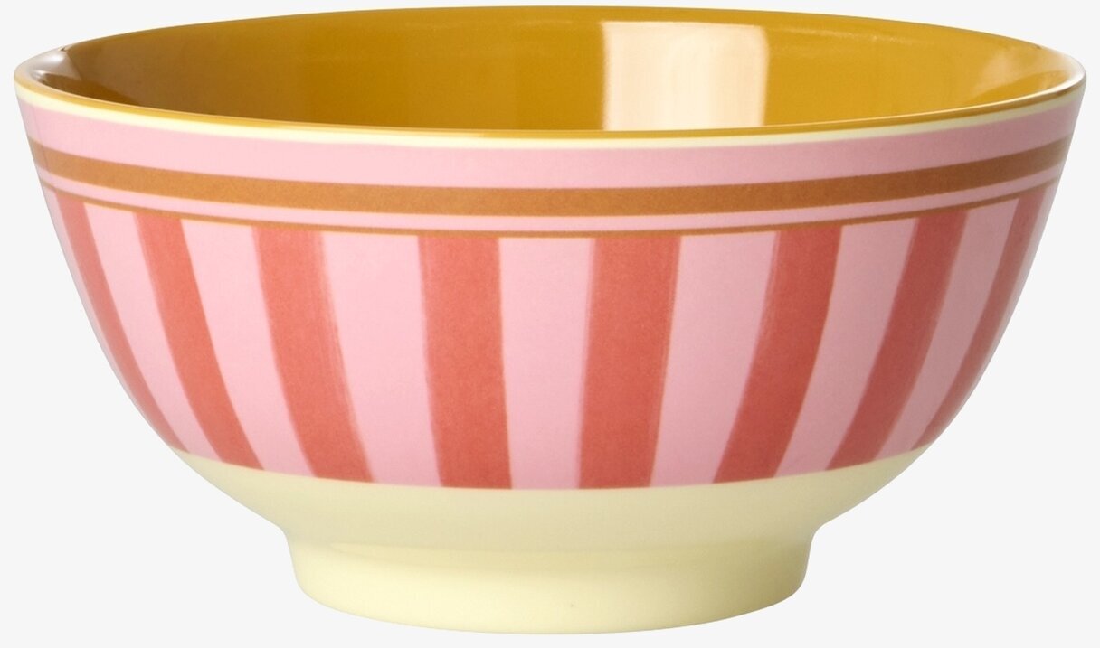 Skål Organic Stripes Print Rice Skålar att äta ur tilltugg Såskannor/Vispskål servering Matlådor Förvaring av lunch/mat