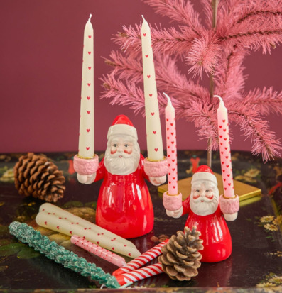 Ljusstake Santa Claus Liten ljusstake Rice Ljusstakar Adventsstakar Ljushållare Ljushyllor