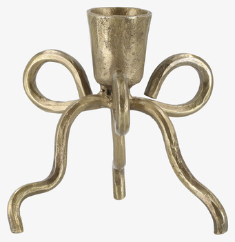 Ljusstake Rosett Antik Mässing Liten Chic Antique Ljusstakar Adventsstakar Ljushållare Ljushyllor