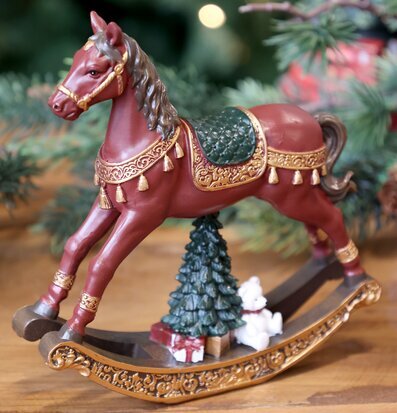 Gunghäst Cherry Stor Chic Antique Övrig prydnad/dekoration för inredning innemiljö