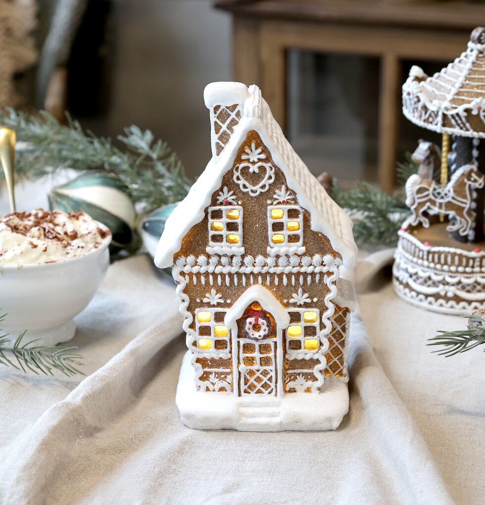 Noël Pepparkakshus Led Mocca Chic Antique Övrig prydnad/dekoration för inredning innemiljö