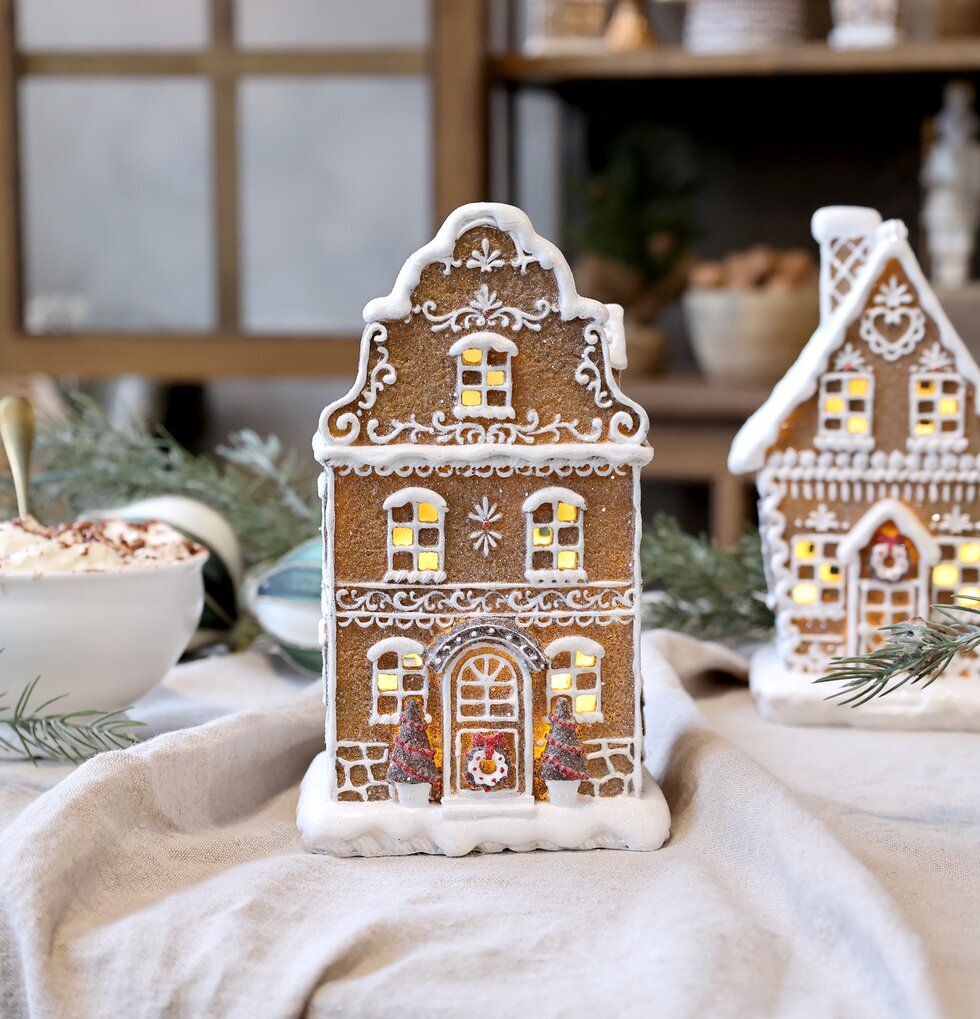 Noël Pepparkakshus Led Mocca Chic Antique Övrig prydnad/dekoration för inredning innemiljö