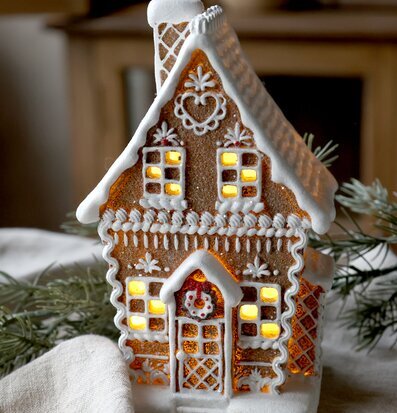 Noël Pepparkakshus Led Mocca Chic Antique Övrig prydnad/dekoration för inredning innemiljö