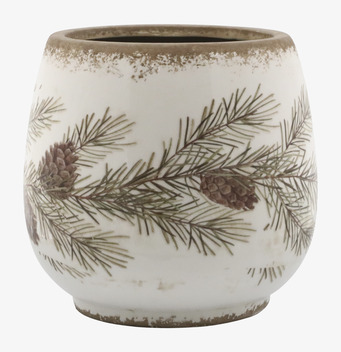 Planteringskruka Tallkvist Creme Chic Antique Krukor Örtkrukor Glaskrukor