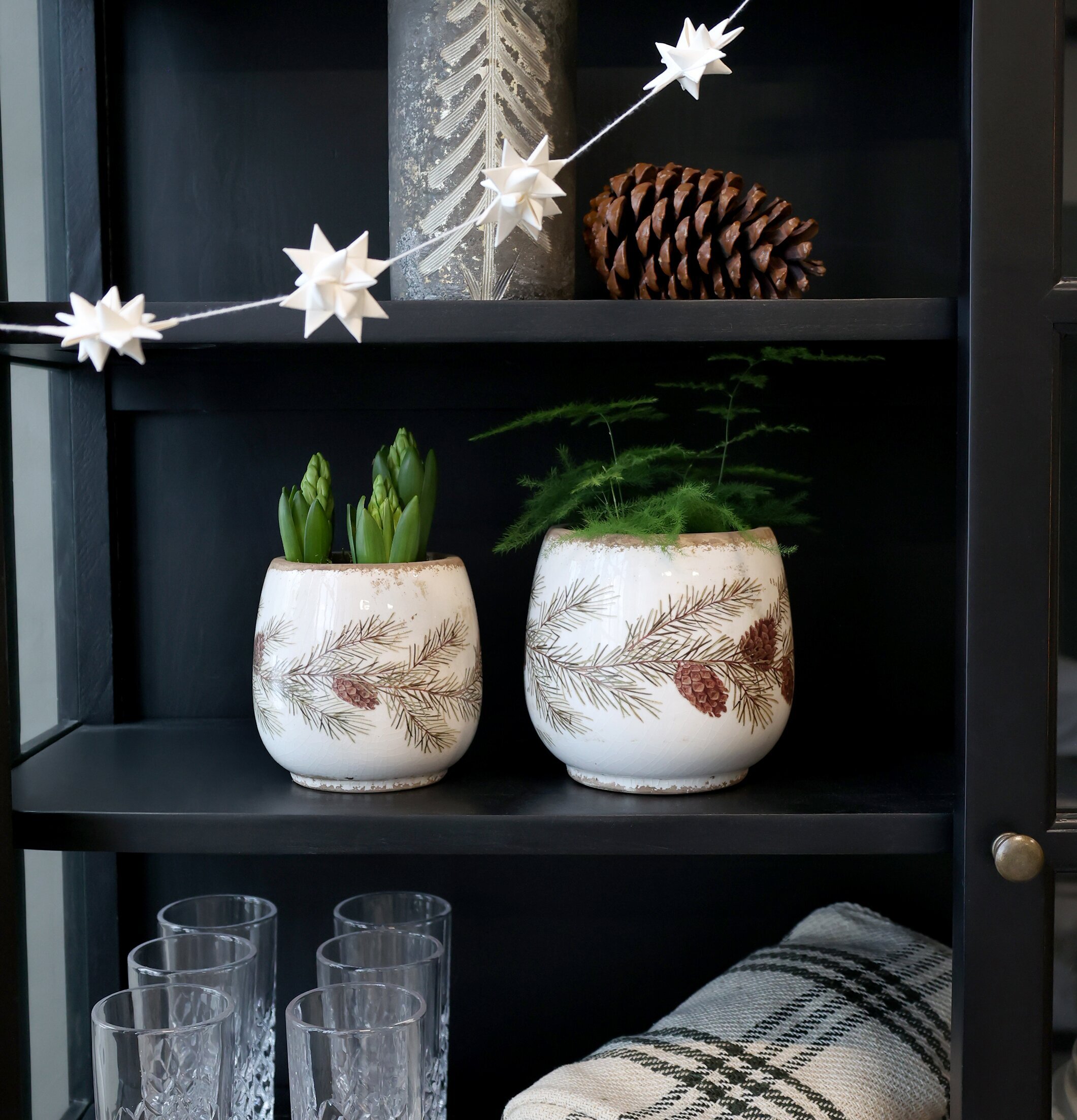 Planteringskruka Tallkvist Creme Chic Antique Krukor Örtkrukor Glaskrukor