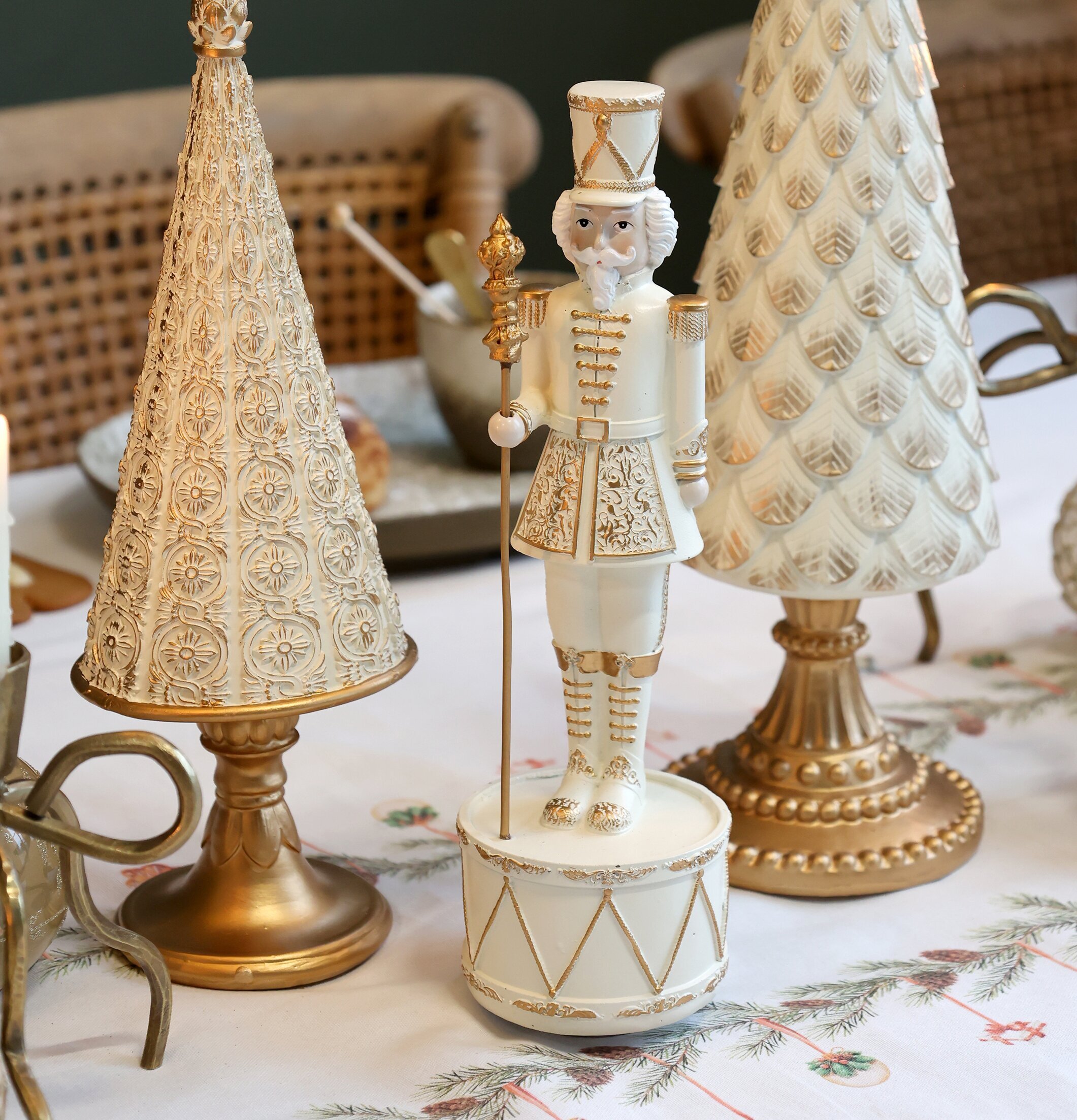 Speldosa Nötknäppare Antik Creme Chic Antique Övrig prydnad/dekoration för inredning innemiljö