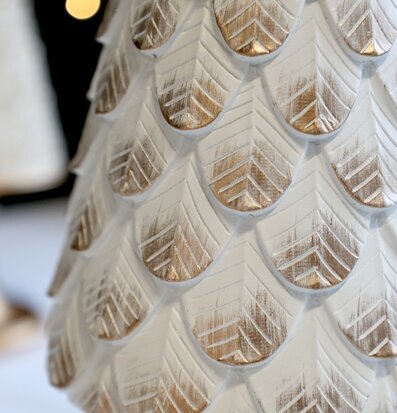 Noël Julgran Antik Creme Stor Chic Antique Övrig prydnad/dekoration för inredning innemiljö