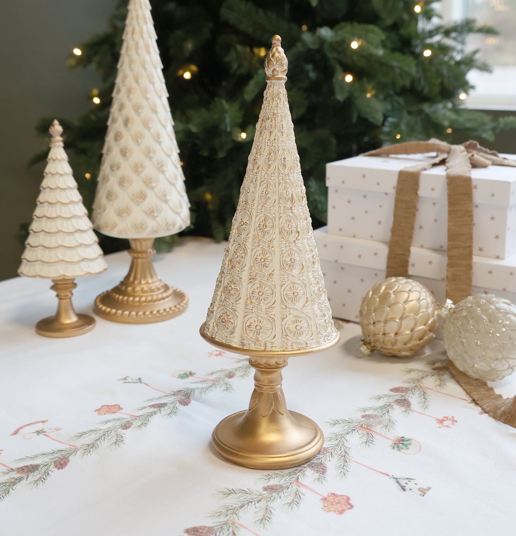 Noël Julgran Antik Creme Mellan Chic Antique Övrig prydnad/dekoration för inredning innemiljö