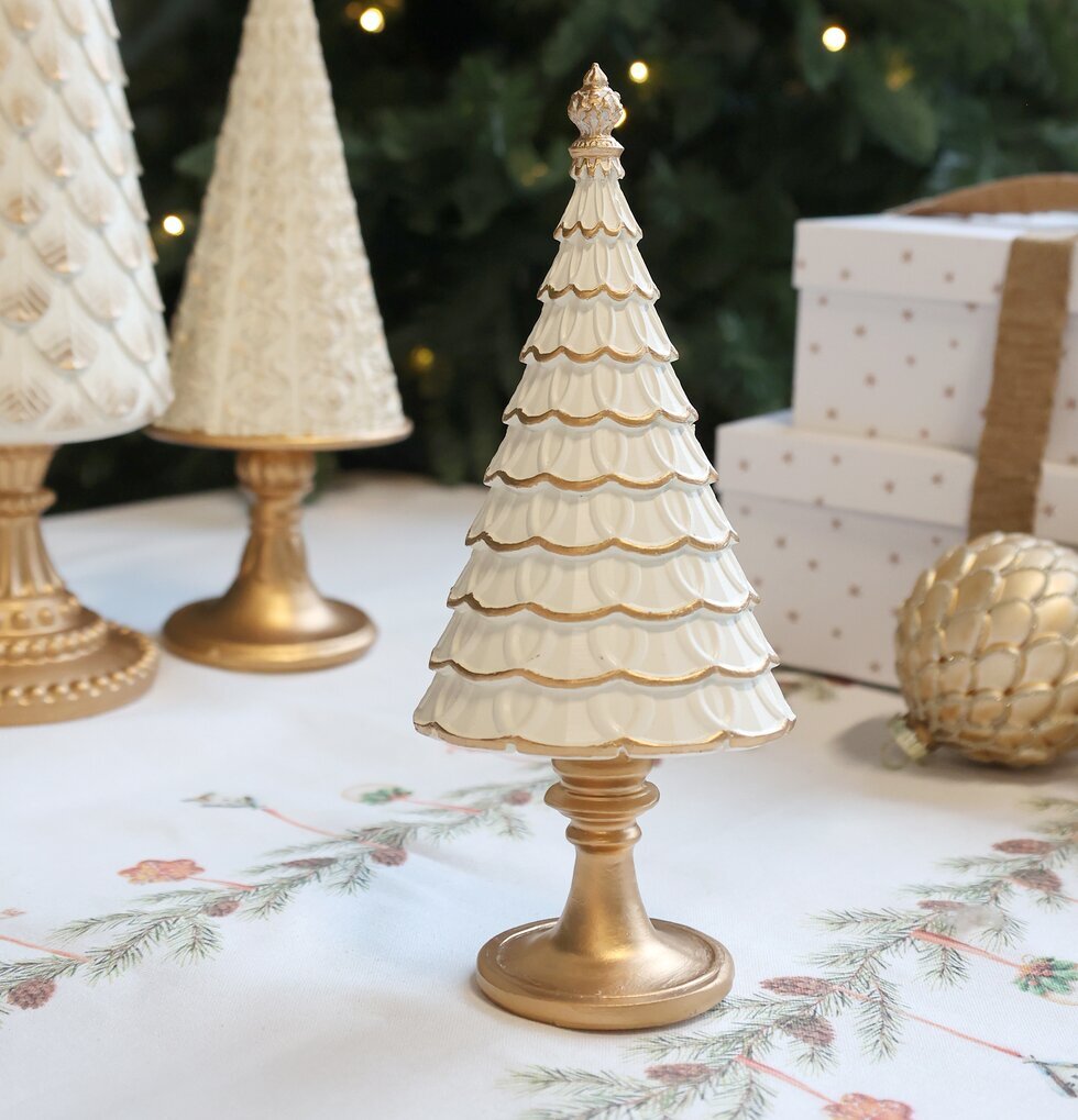 Noël Julgran Antik Creme Liten Chic Antique Övrig prydnad/dekoration för inredning innemiljö