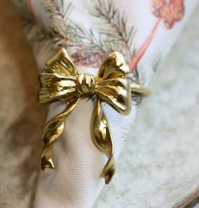 Servettring Rosett Mässing Chic Antique Övrig prydnad/dekoration för inredning innemiljö