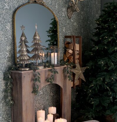 Deko Julgran Antik Mässing Stor Liten Chic Antique Övrig prydnad/dekoration för inredning innemiljö