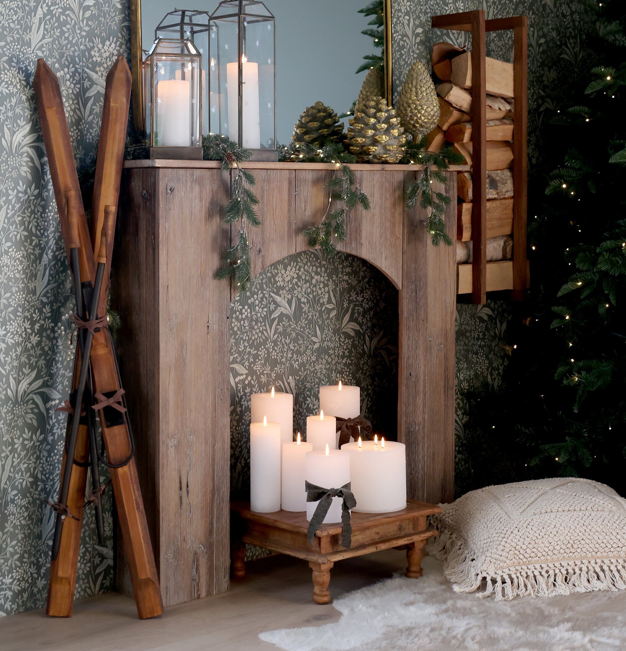 Öppen Spis Grimaud Natur Chic Antique Övrig prydnad/dekoration för inredning innemiljö