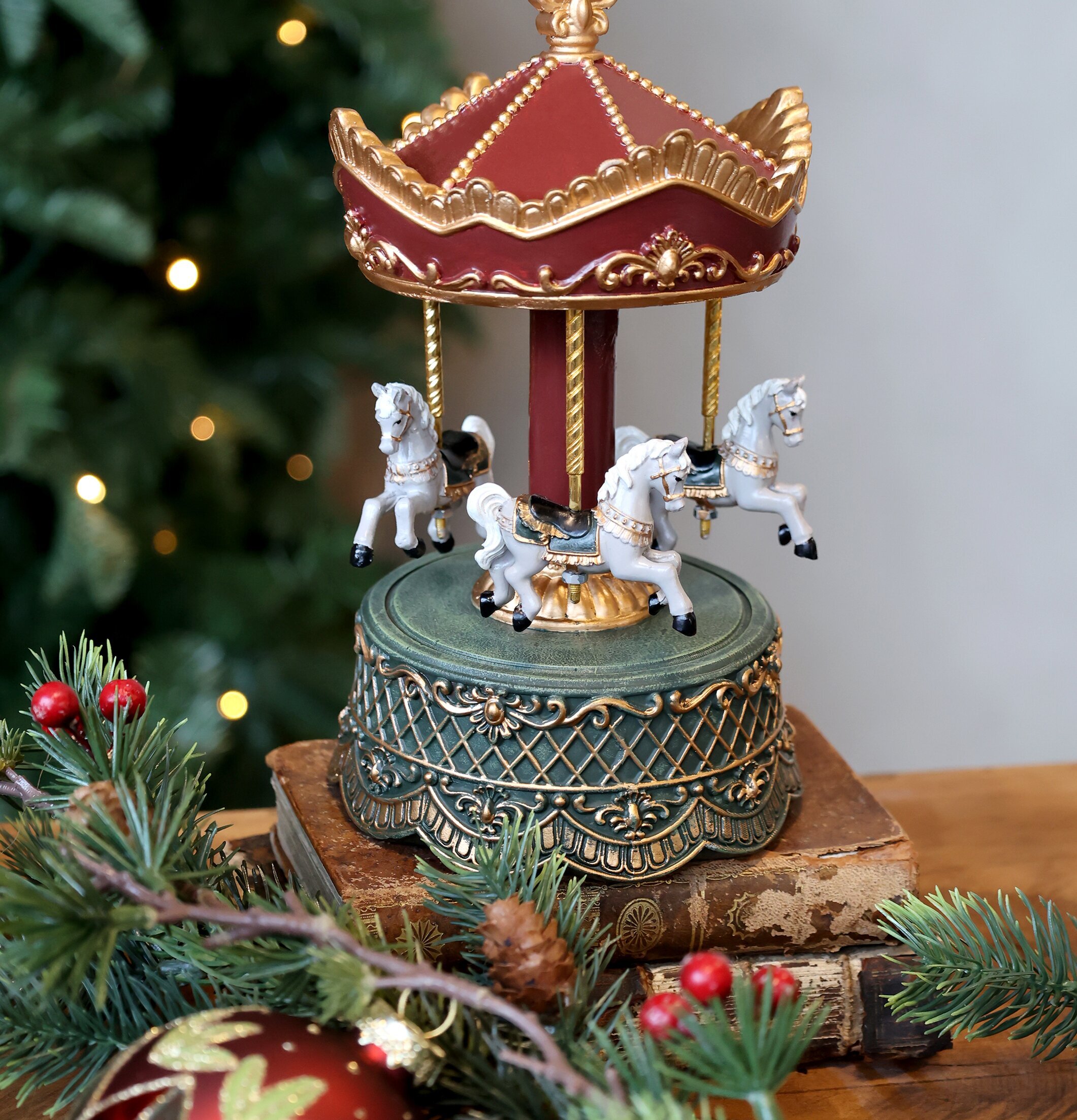 Speldosa Karusell Cherry Chic Antique Övrig prydnad/dekoration för inredning innemiljö