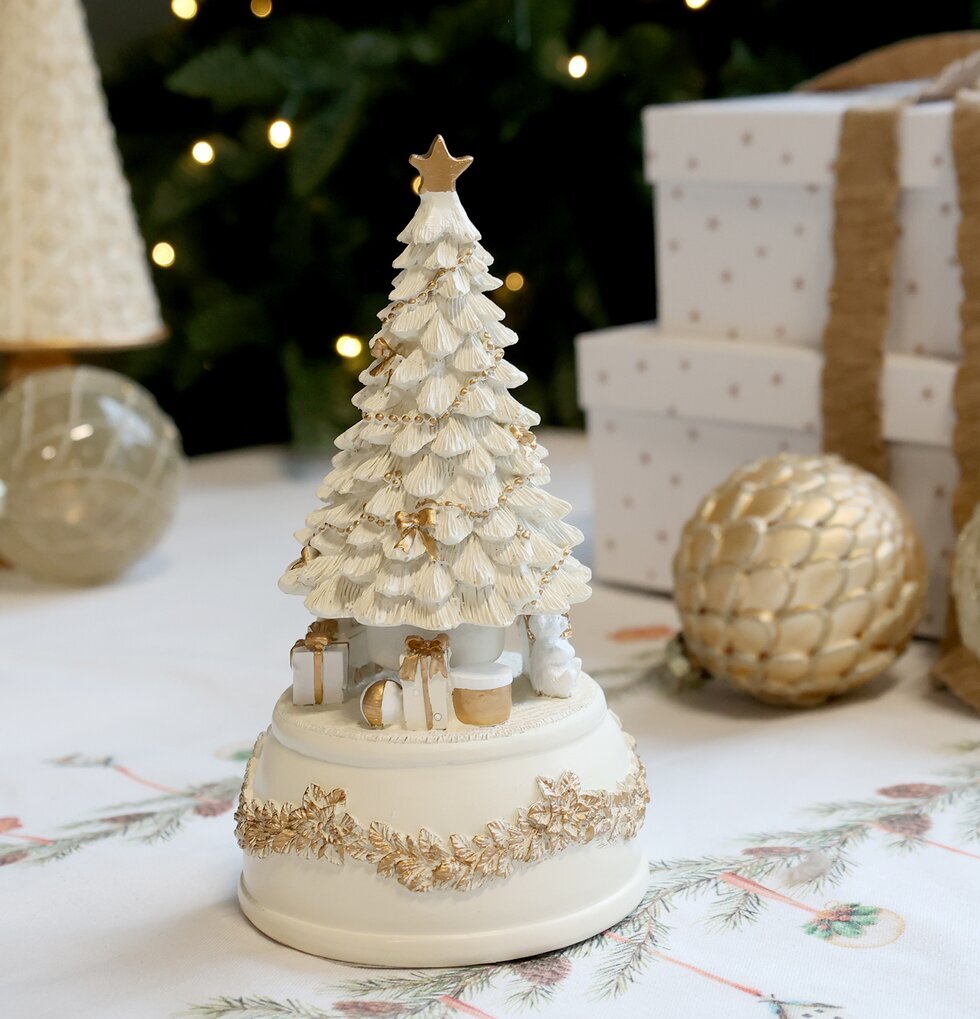 Speldosa Julgran Creme Chic Antique Övrig prydnad/dekoration för inredning innemiljö