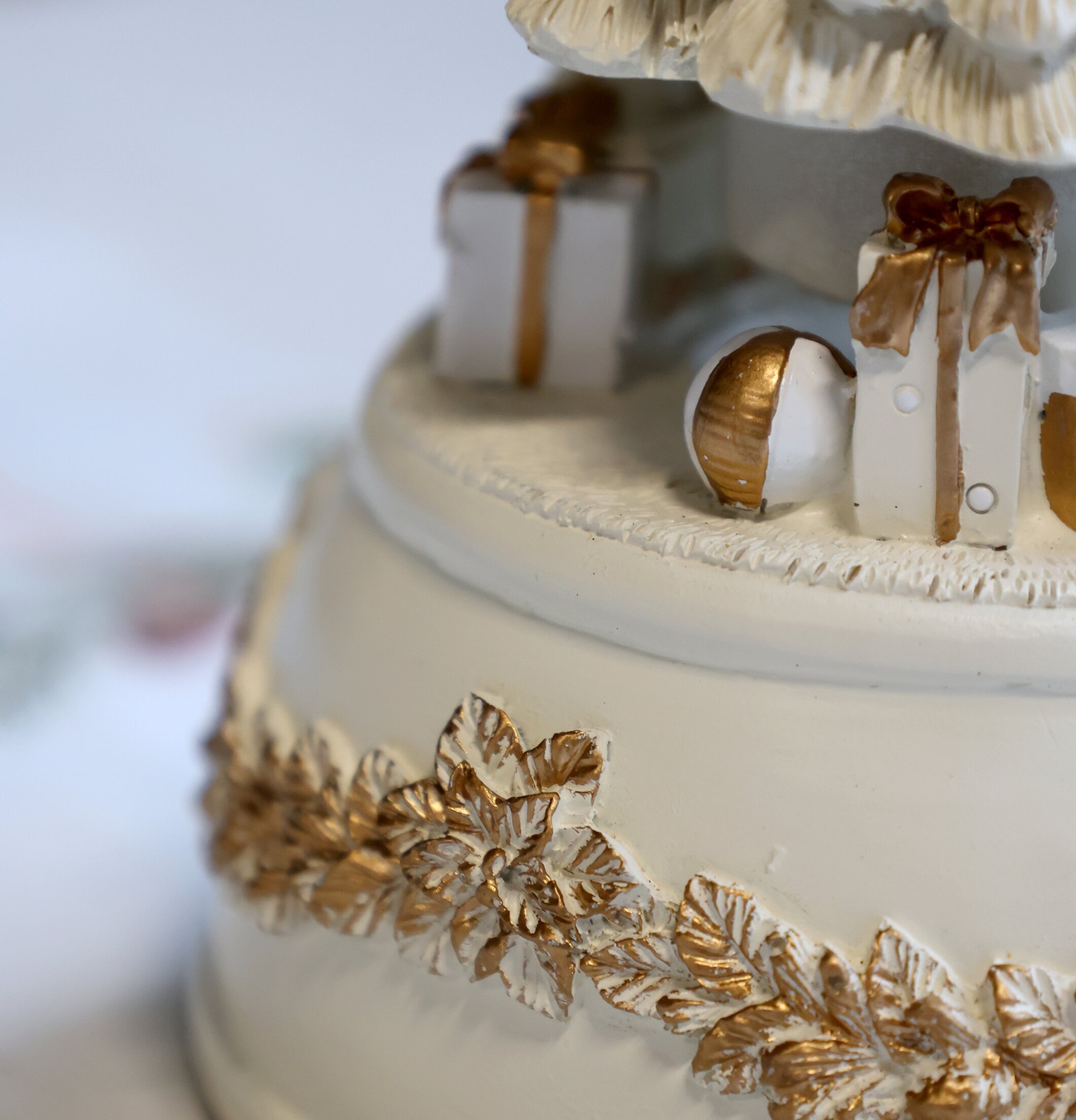 Speldosa Julgran Creme Chic Antique Övrig prydnad/dekoration för inredning innemiljö