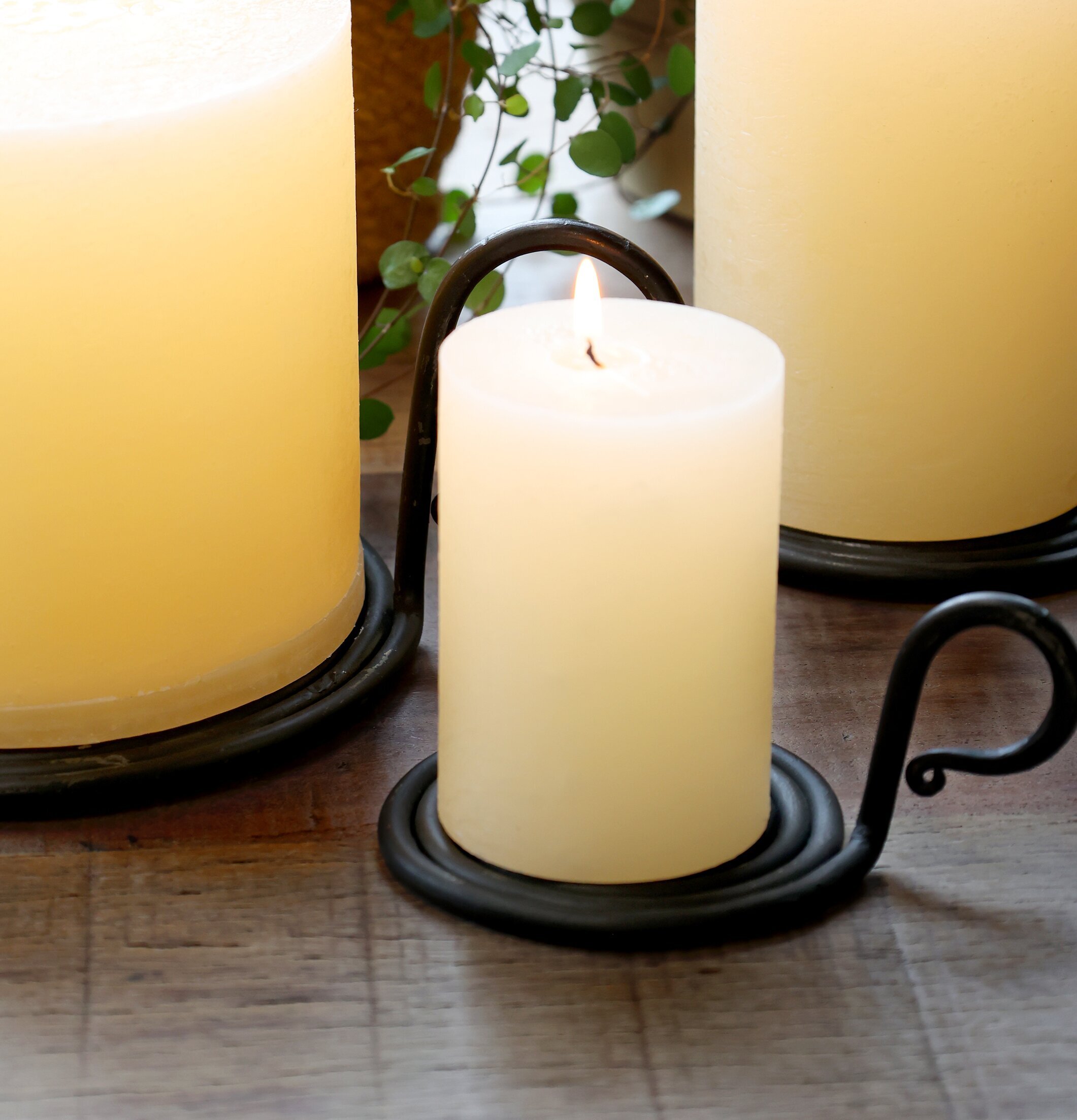 Kammarljusstake Blockljus Stor Liten Chic Antique Ljusstakar Adventsstakar Ljushållare Ljushyllor