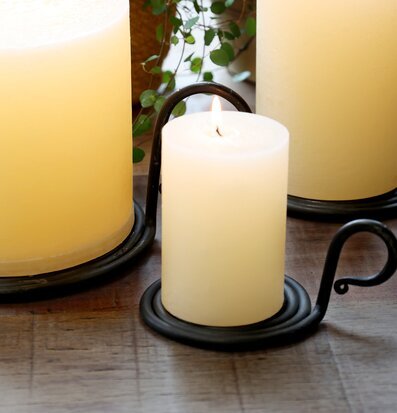 Kammarljusstake Blockljus Stor Liten Chic Antique Ljusstakar Adventsstakar Ljushållare Ljushyllor