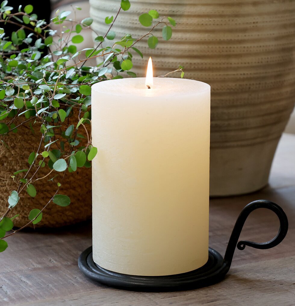 Kammarljusstake Blockljus Mellan Chic Antique Ljusstakar Adventsstakar Ljushållare Ljushyllor