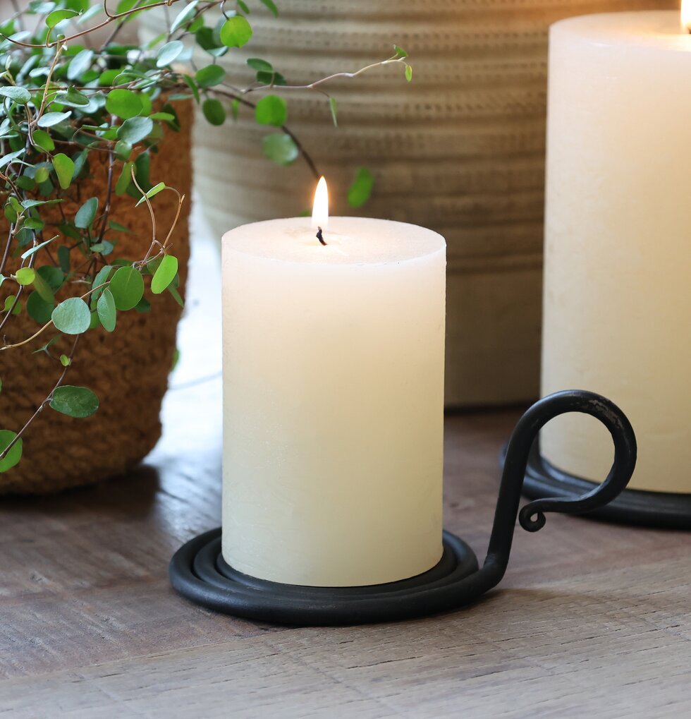 Kammarljusstake Blockljus Liten Chic Antique Ljusstakar Adventsstakar Ljushållare Ljushyllor