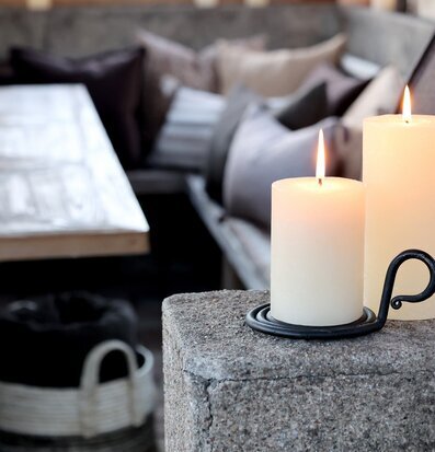 Kammarljusstake Blockljus Liten Chic Antique Ljusstakar Adventsstakar Ljushållare Ljushyllor