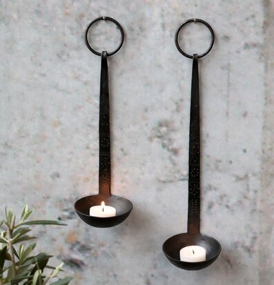 Ljusstake Antiksvart Chic Antique Ljusstakar Adventsstakar Ljushållare Ljushyllor