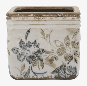 Kruka Keramik Croix Chic Antique Krukor Örtkrukor Glaskrukor